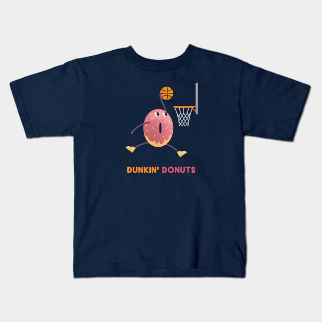 Dunkin' Donuts Kids T-Shirt by moerayme